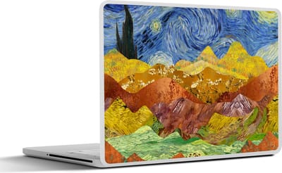 Laptop sticker - 15.6 inch - Van Gogh - Oude Meesters - Schilderij - 36x27,5cm - Laptopstickers - Laptop skin - Cover