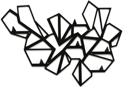 Decorizzly Organitricks - Wandkapstok - Metaal - Uniek Ontwerp