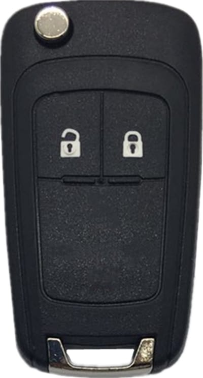 Opvouwbare autosleutelbehuizing Geschikt voor Buick/Opel/Chevrolet 2 knoppen