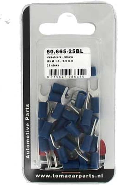 Kabelvork M5 25 stuks blister