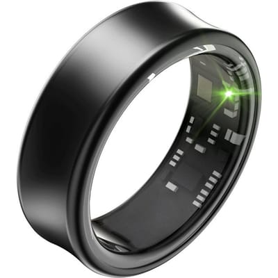Focus® S2 Smart Ring - Zwart - Maat 11 - AI Coach - Hartslag - Menstruatiecyclus - Slaap Monitor - Herstelscore - Slimme Ring - Sport Prestatie - Stappenteller -IP68 Waterdicht - O2 Meting - Dames - Heren - Wearables - Oplaad Case - beschermring