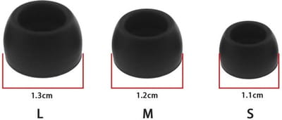 Siliconen oordopjes - Compatibel met Galaxy Buds Pro - Zacht en comfortabel - Zwart en grijs - Perfecte pasvorm - 6 paar inbegrepen
