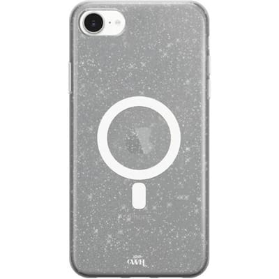 xoxo Wildhearts magnetisch telefoonhoesje - Geschikt voor iPhone 16e MagSafe - Sparkle Away Transparant - Hoesje met glitters - Shockproof case - Transparant - magnetisch hoesje