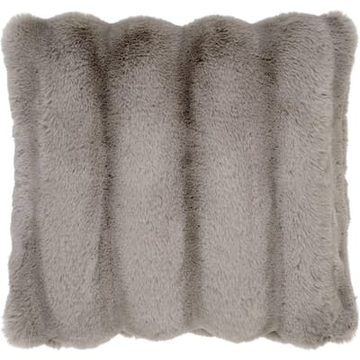 Galena Kussen 45x45cm geïmiteerd vel beige.