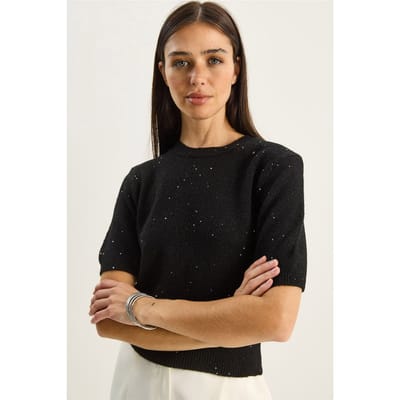 Lurex Gedetailleerde Top