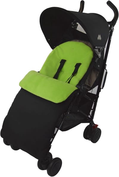 Voetenzak Kinderwagen - Luiertas Accessoire - Baby Comfort - Zachte Fleece Voering - 50 x 40 x 5 cm - Groen