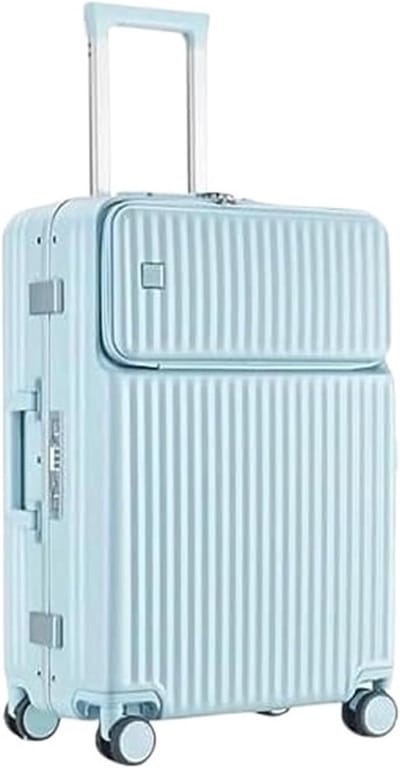 Reis koffer - Handbagage trolley - Reizen - Aluminium frame - 24 inch - Blauw