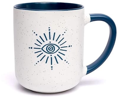 Mok Oog blauw