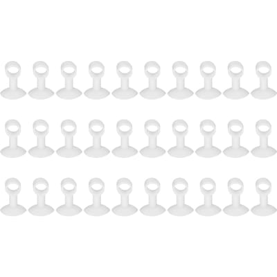 30 Stuks Deurstopper Silicone Anti-Botsing Deurklink Stopper Geluidsdempend Zuignap Buffer Botsingskussen