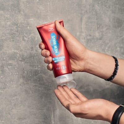 3x Wella New Wave Rock & Hold Ultra Strong Gel - 200 ml