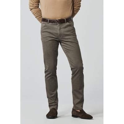Meyer Broek Chicago Two-Tone Organic Cotton Stretch Coffee / male