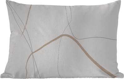 Buitenkussens - Abstract - Minimalisme - Line art - 60x40 cm - Weerbestendig