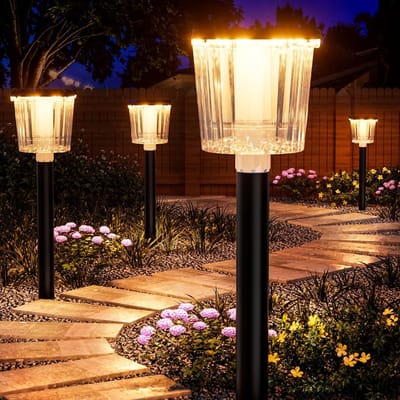 Tuinverlichting op Zonne Energie - Solar Buitenlampen -Zwart