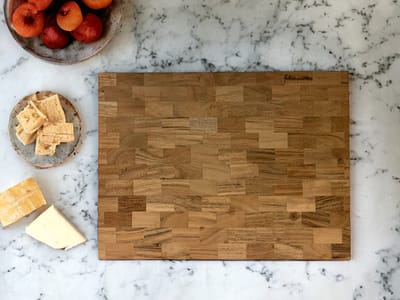 WinQ - Snijplank Acaciahout 40x35x2,5cm - Presenteerschaal hout-Snijplank-Schaal hout- Borrelplank hout