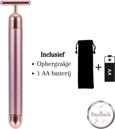 Demiracle® Premium Rose Gold Beauty Bar - Gezichtsreiniging – Schoonheidsbehandeling – Gezichtsmassage – Gua Sha – Jade Roller – Beauty – Relax – Massage – Cadeau