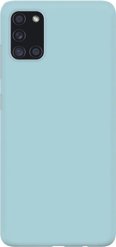 Ceezs Pantone siliconen hoesje geschikt voor Samsung Galaxy A21s - silicone Back cover in een unieke pantone kleur - blauw