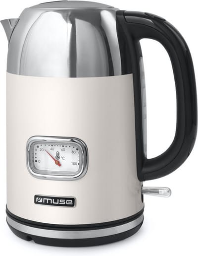 MS-020SC - Muse elektrische waterkoker, 1,7 L, creme