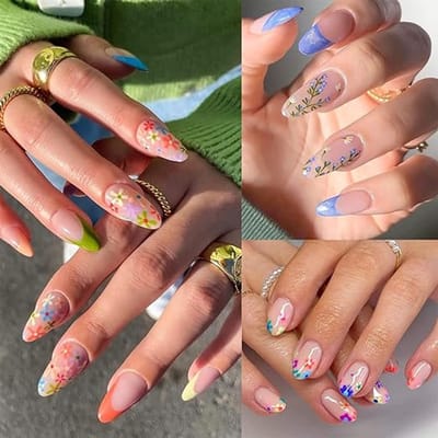 30 vellen bloemennagelstickers, 3D, zelfklevend, voor nail art, accessoires om zelf te maken