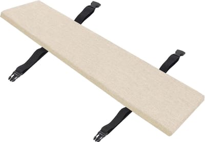 Bankkussen - Zitkussen Lang - Buiten Zitten - Dubbel Antislip - 140x30x5cm - Beige
