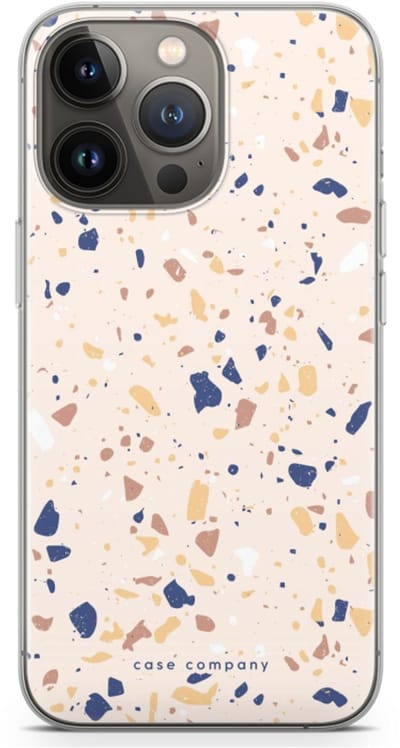Case Company® - Hoesje geschikt voor iPhone 13 Pro hoesje - Terrazzo N°23 - Soft Cover Telefoonhoesje - Bescherming aan alle Kanten en Schermrand