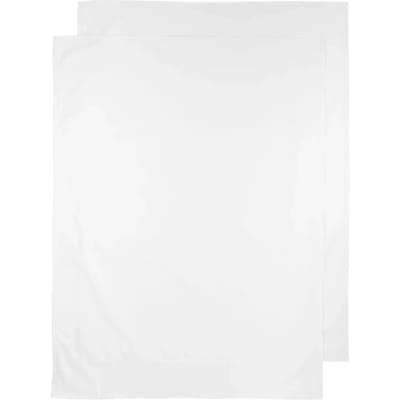 Meyco Baby Uni wieglaken - 2-pack - white - 75x100cm - 0.3 TOG