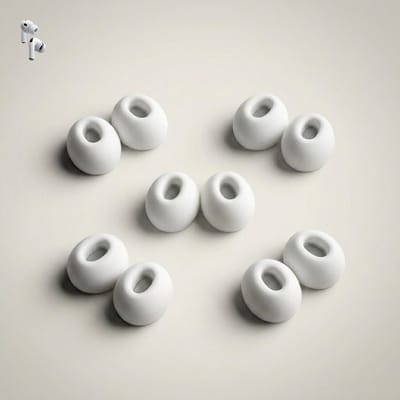 Vervangende oortips voor Apple AirPods Pro 3 - Vervangende oortips in-ear - Replacement ear tips - wit Small