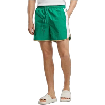Urban Classics - Retro Look Zwemshorts - S - Groen