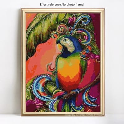 5D DIY diamant schilderij cartoon vogel volledige dille ronde strass diamant borduurwerk 20X30CM black