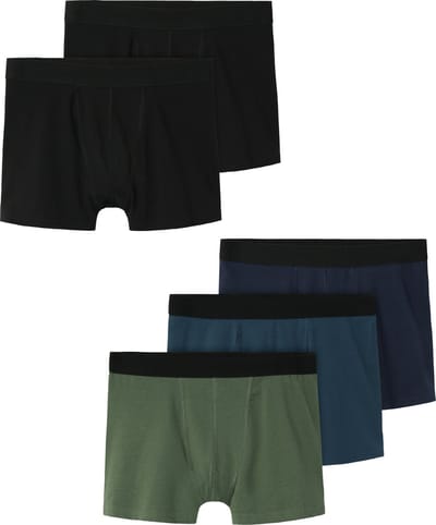 NAME IT - TKMBOXER 5P SOLID NOOS - Jongens - Onderbroeken
