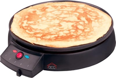 Crêpe Maker - Pannenkoekenplaat - Lekkere Crêpes Maken - Anti-aanbaklaag - 40 cm - Zwart