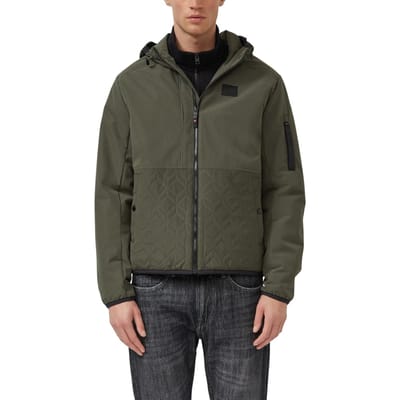 s.Oliver Jackets Outdoor Army Green Maat: S | Bomberjacks Outlet | Heren | Groen