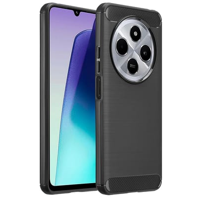 imoshion Hoesje - Geschikt voor Xiaomi Redmi 14C - Brushed Backcover - Zwart