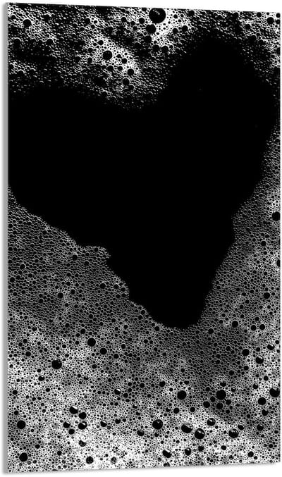 TMK ArtDeko Serie - Snijplank - 30x52 cm - Glas - Hartvorm