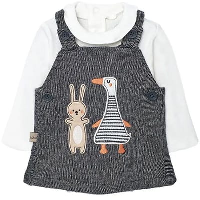 Boboli Knit Set Grijs 1 Months Kinderen