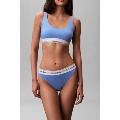 Calvin Klein High Leg Tanga Blue Descent Taglia: S | Biancheria intima Outlet | Donna | Blu