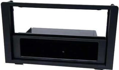 2-DIN frame met bakje Saab 9-3 2006-2014 zwart