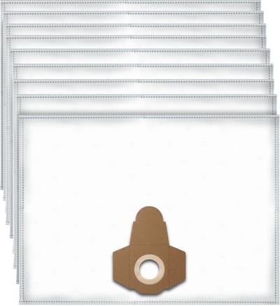 10x Dparts stofzuigerzakken geschikt voor Parkside en Einhell - microfleece zakken voor Lidl PNTF 23 - PTS 250 - PNTS 1250 - 1300 - 1400 - 1500 series - nat droog stofzakken