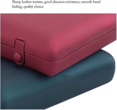 Juwelendozen Organizer - Sieraden Opberger - Sieraden Beschermen - Verwijderbaar Deksel - 23.5 cm - Groen
