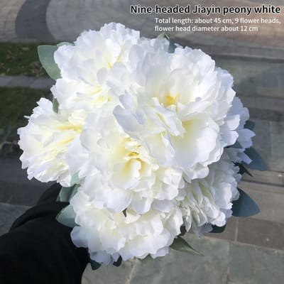 Grote Kunstmatige Hydrangea Macrophylla Echte Aanraking Grote Kop DIY Bruidsboeket Huis Tuin Bruiloftsfeest Decoratie Accessoires