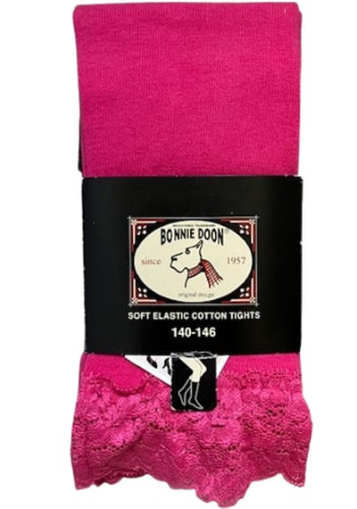 Bonnie Doon capri legging met kant 140/146 cheerleader