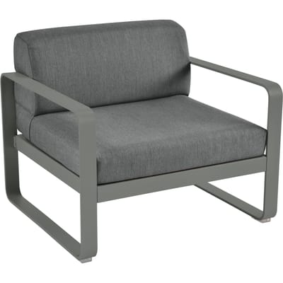 Fermob BELLEVIE fauteuil - 48 rozemarijn mat - A3 grafietgrijs