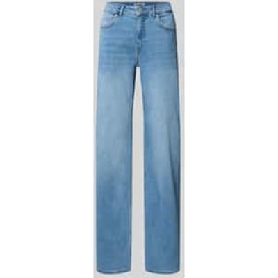 straight jeans met middelhoge band