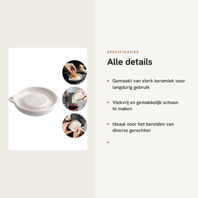 Dailygoods- Rasp Keramisch - Knoflookrasp - Gemberrasp - Groenterasp - Fruitrasp - Eenvoudig schoon te maken - Keukenrasp