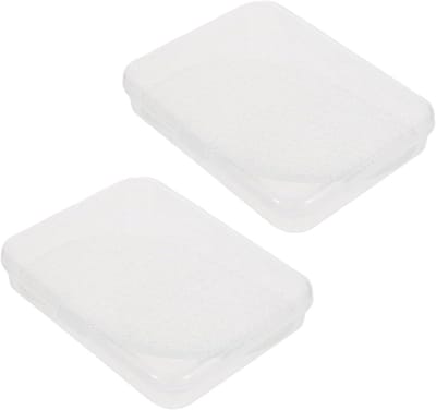 Voetenwasbord Set - Eeltverwijderaar Vijl - Voetverzorging Thuis - Nano Glas Technologie - 2 Stuks - Transparant