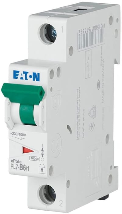 Eaton Installatieautomaat 1-Polig 6A - PL7-B6/1 - Type B
