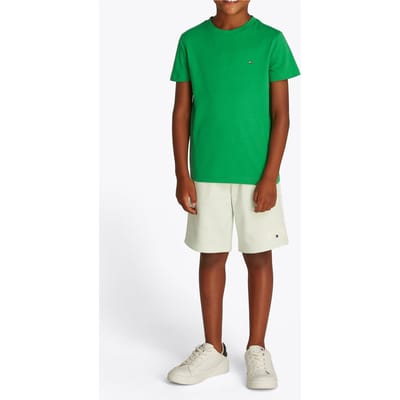 Tommy Hilfiger Boys Essential Cotton Tee Radiant Green Taglia: 3 | T-shirt Outlet | kids | Verde