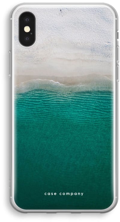 Case Company® - Hoesje geschikt voor iPhone XS hoesje - Stranded - Soft Cover Telefoonhoesje - Bescherming aan alle Kanten en Schermrand
