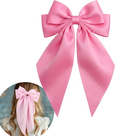 Chipa - Roze Haarstrik met Clip – Koningsdag - Elegante Haaraccessoire – Koningsdag accesoires dames - Perfect voor Koningsdag & Feestjes - Kingsday