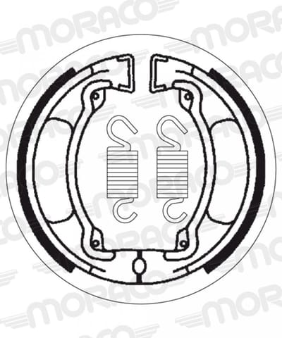 Mâchoire de frein SBS pour Moto Yamaha 125 TY 1975 à 1989 2032 Neuf