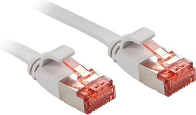 LINDY 47552 RJ45 Netwerkkabel, patchkabel CAT 6 U/FTP 2.00 m Grijs 1 stuk(s)